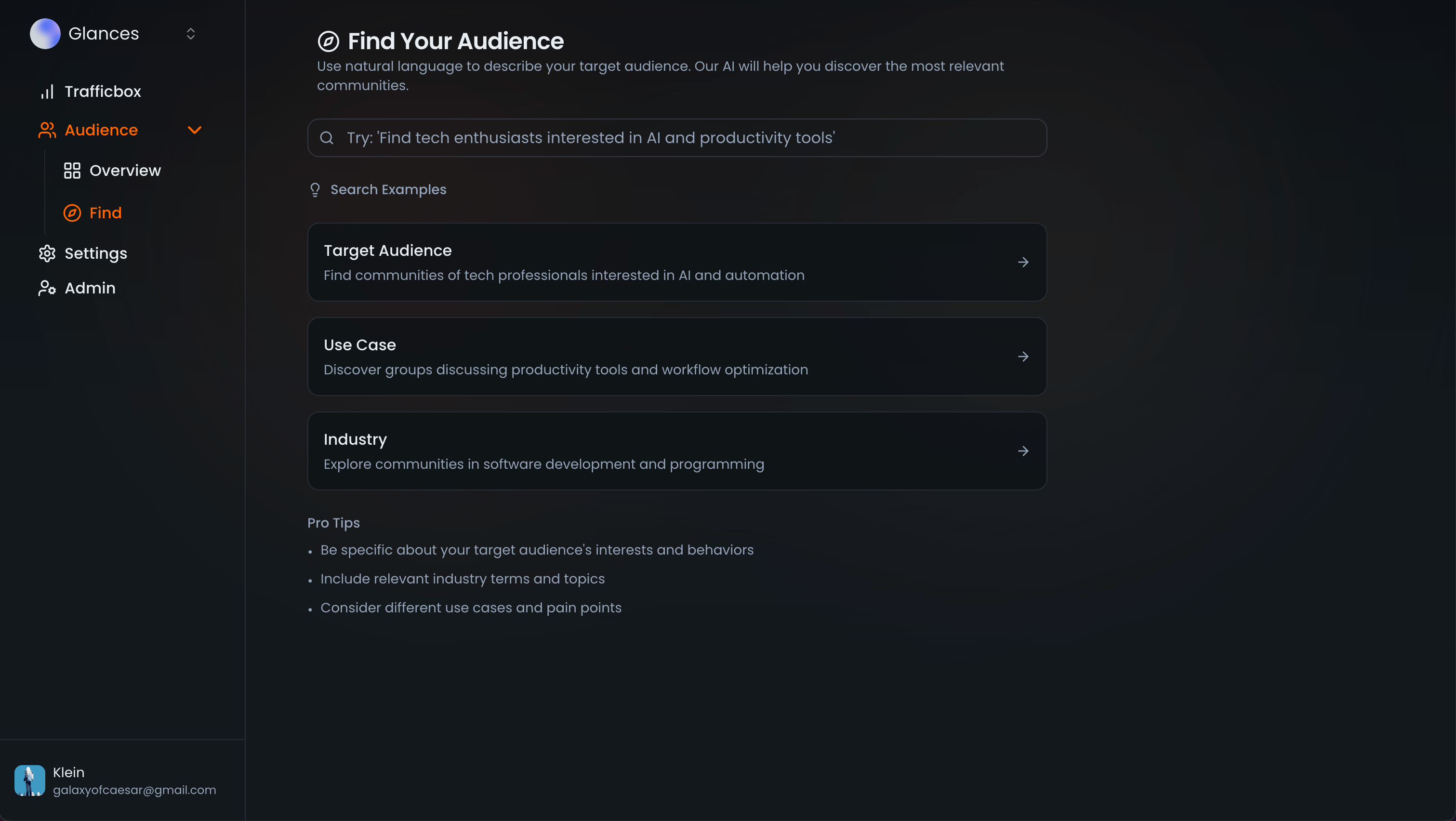 Audience Intelligence Dashboard